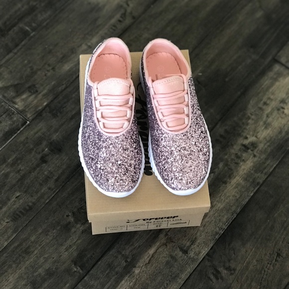 Pink glitter sneakers - Picture 3 of 5